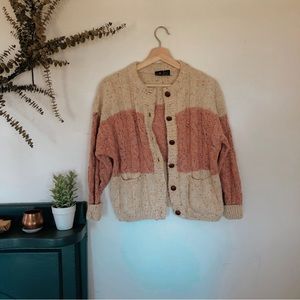 Vintage Liz Claiborne wool blend cardigan
